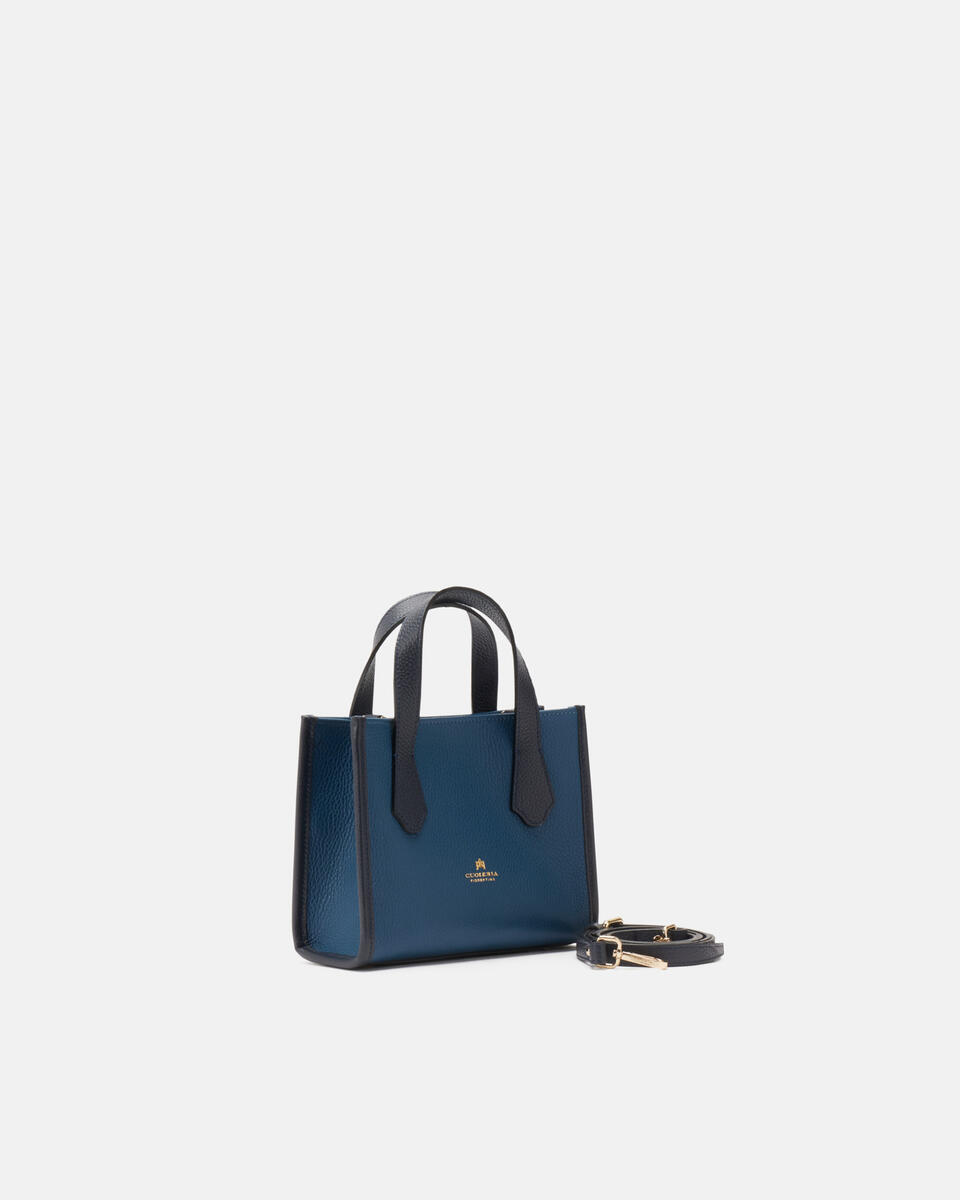 MINI HANDTASCHE Tealblau  - Handtaschen - Damen Taschen - Tasche - Cuoieria Fiorentina