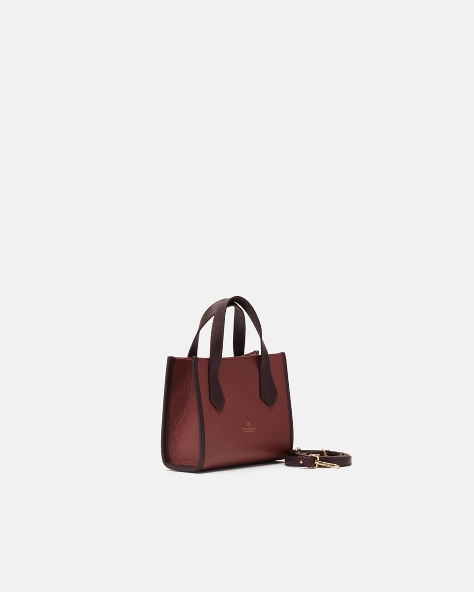 KLEINE HANDTASCHE Rosewoodred wine  - Handtaschen - Damen Taschen - Tasche - Cuoieria Fiorentina