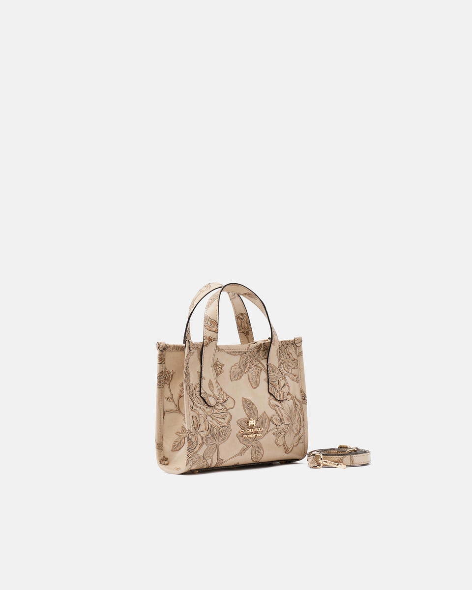 MINI HANDTASCHE Taupe  - Handtaschen - Damen Taschen - Tasche - Cuoieria Fiorentina