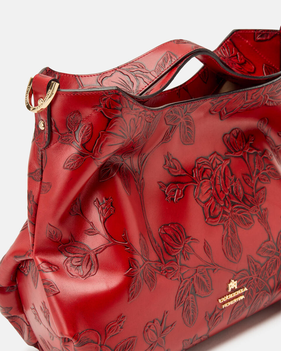 handtasche Rot  - Handtaschen - Damen Taschen - Tasche - Cuoieria Fiorentina