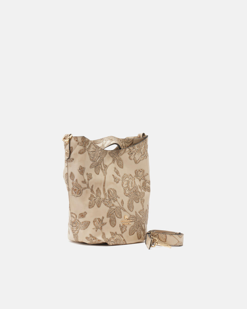 EIMERTASCHE Taupe  - Eimertaschen - Damen Taschen - Tasche - Cuoieria Fiorentina