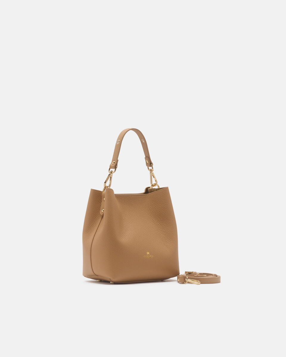 kleine eimertasche Nude  - Eimertaschen - Damen Taschen - Tasche - Cuoieria Fiorentina