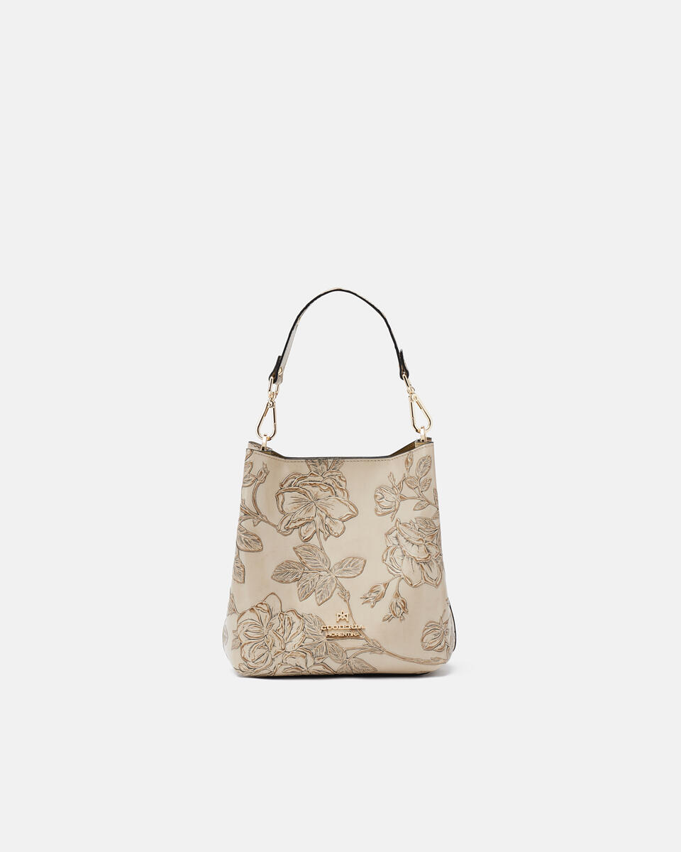 KLEINE EIMERTASCHE Taupe  - Eimertaschen - Damen Taschen - Tasche - Cuoieria Fiorentina