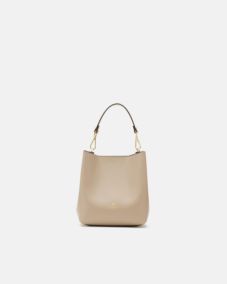 KLEINE EIMERTASCHE Taupe  - Eimertaschen - Damen Taschen - Tasche - Cuoieria Fiorentina