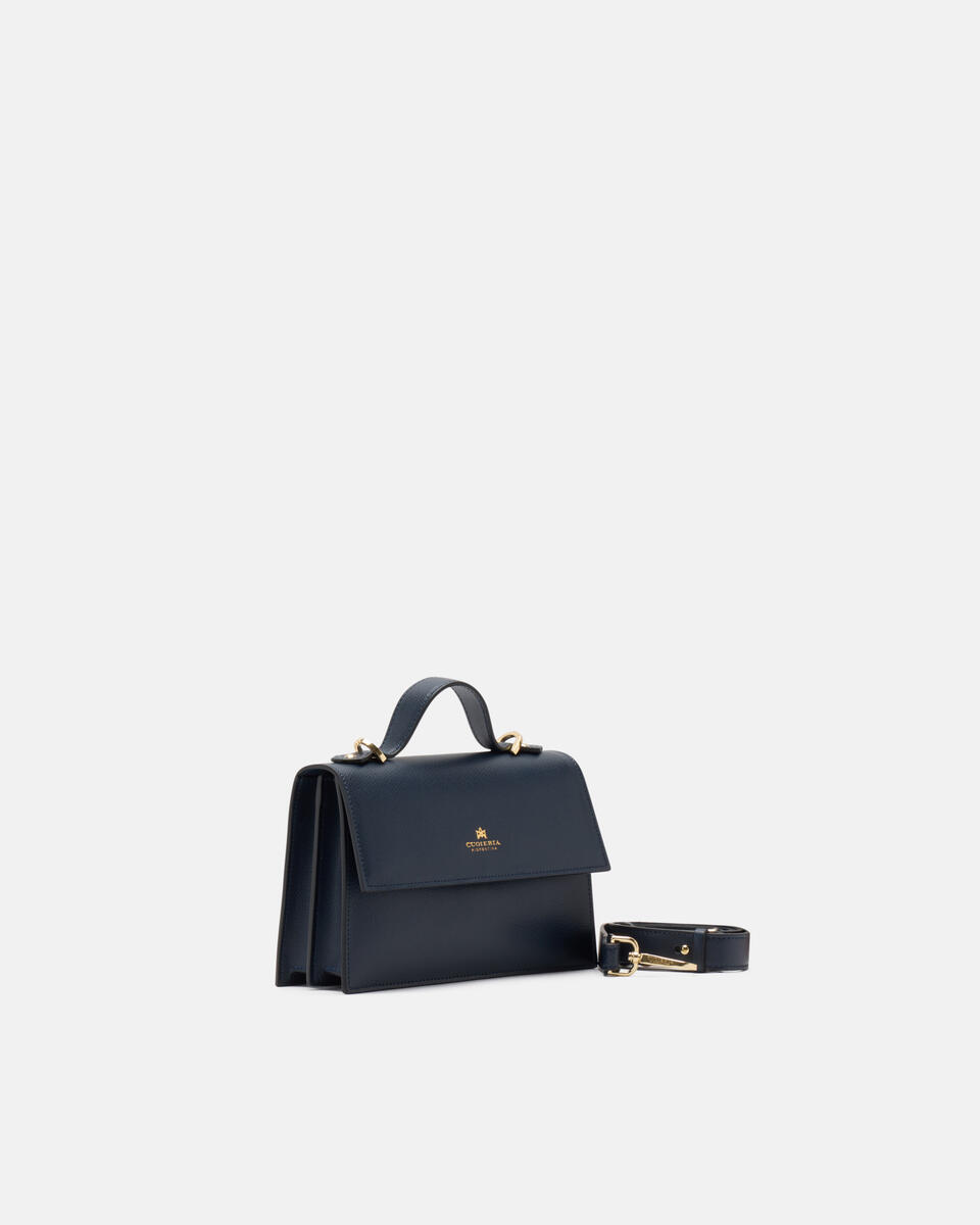 KLEINE FLAP BAG Navy  - Mini Bags - Damen Taschen - Tasche - Cuoieria Fiorentina