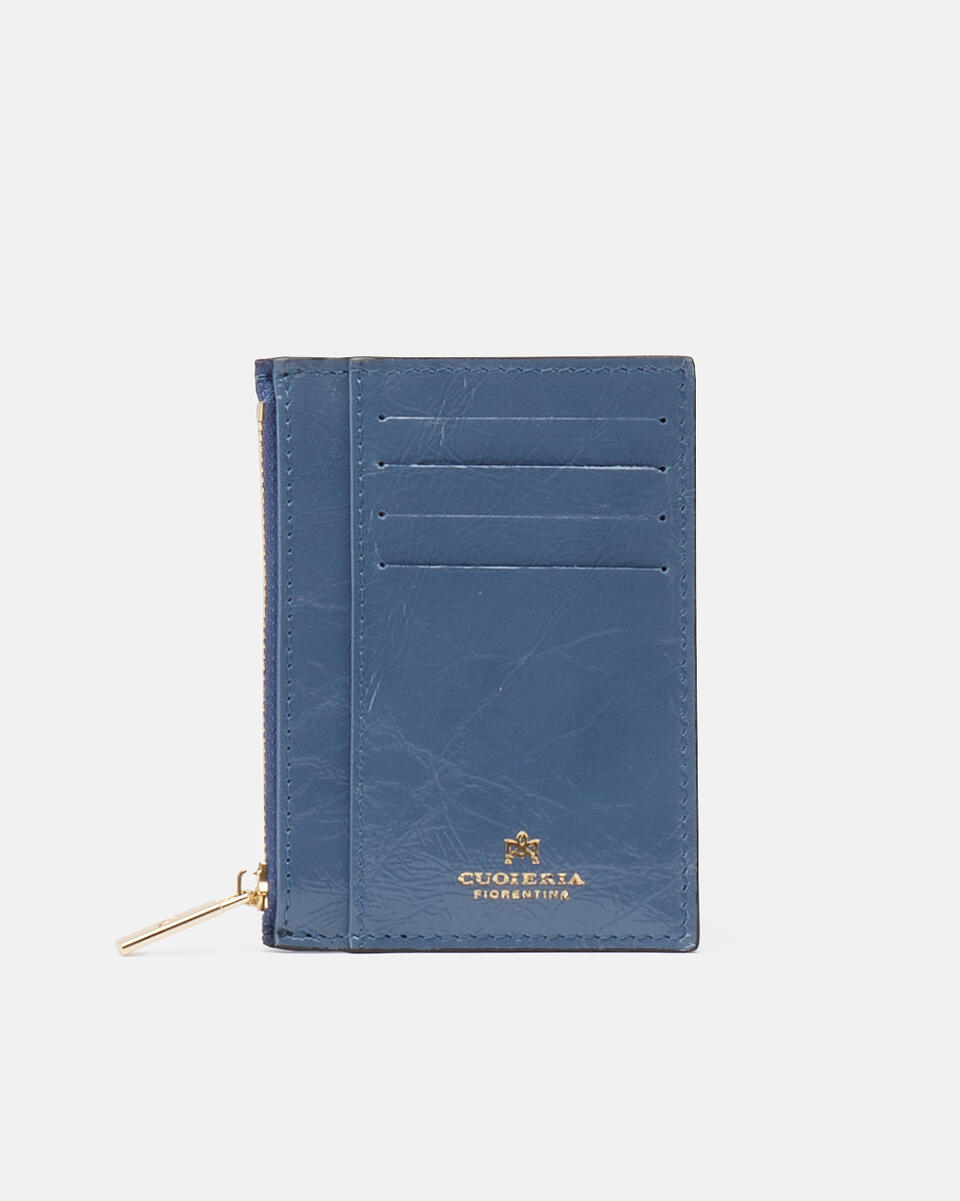 KARTENHALTER MIT REISSVERSCHLUSS Avio  - Damen Brieftaschen - Brieftaschen - Cuoieria Fiorentina