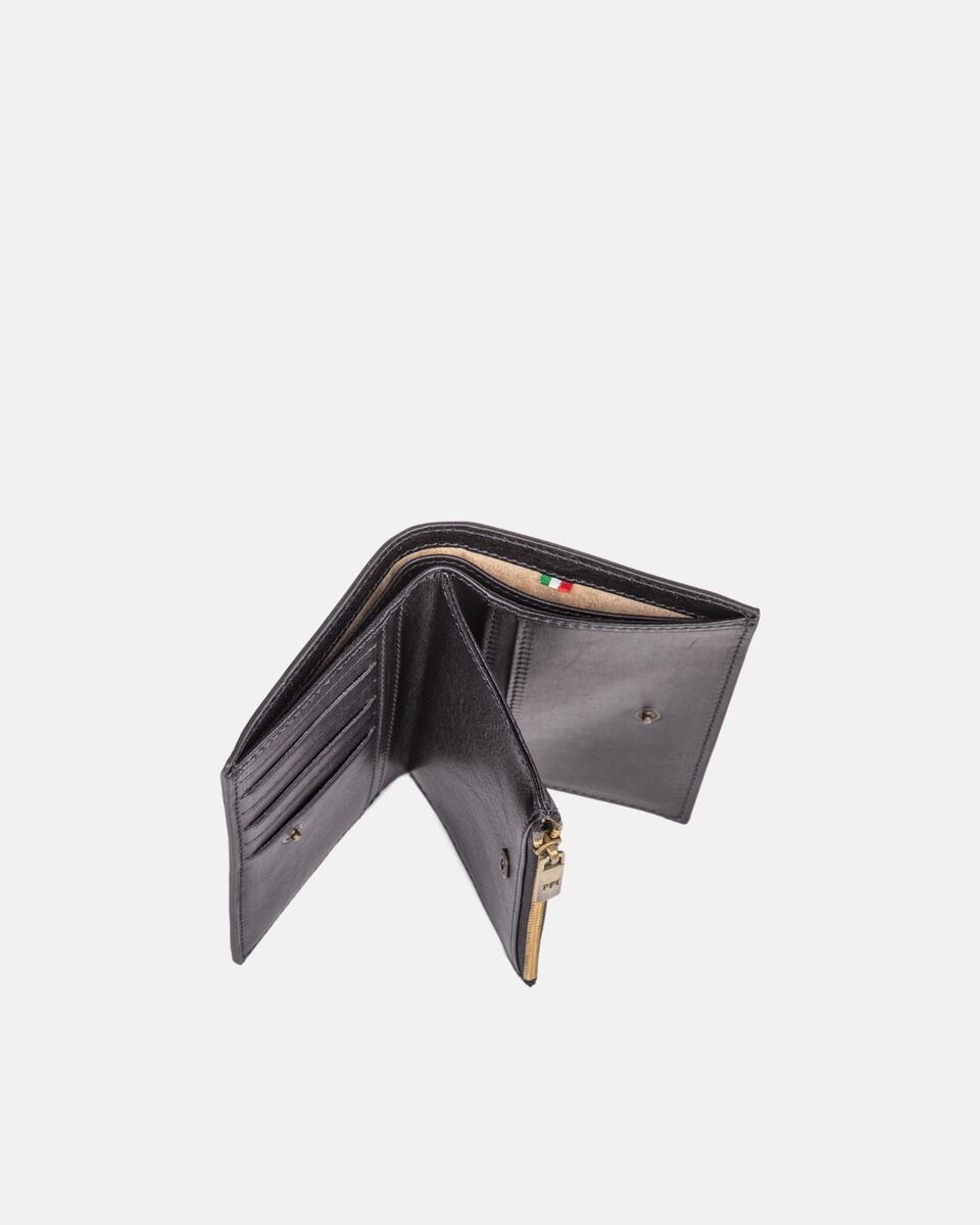 VERTIKALE BRIEFTASCHE Schwarz  - Damen Brieftaschen - Brieftaschen - Cuoieria Fiorentina