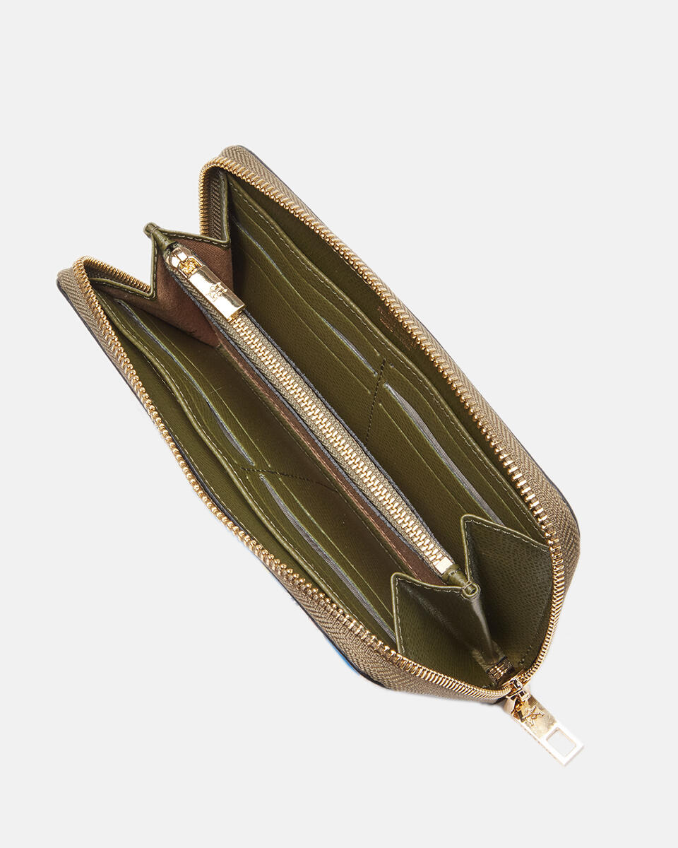 Brieftasche mit Reißverschluss MilitÄr  - Damen Brieftaschen - Brieftaschen - Cuoieria Fiorentina