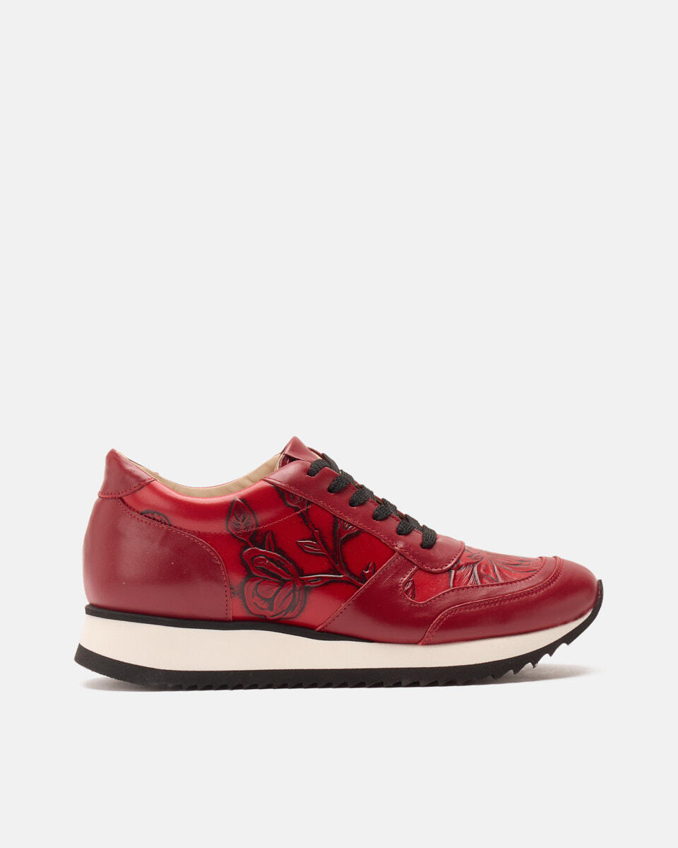 Sneakers Rot  - Damen Schuhe - Schuhe - Cuoieria Fiorentina