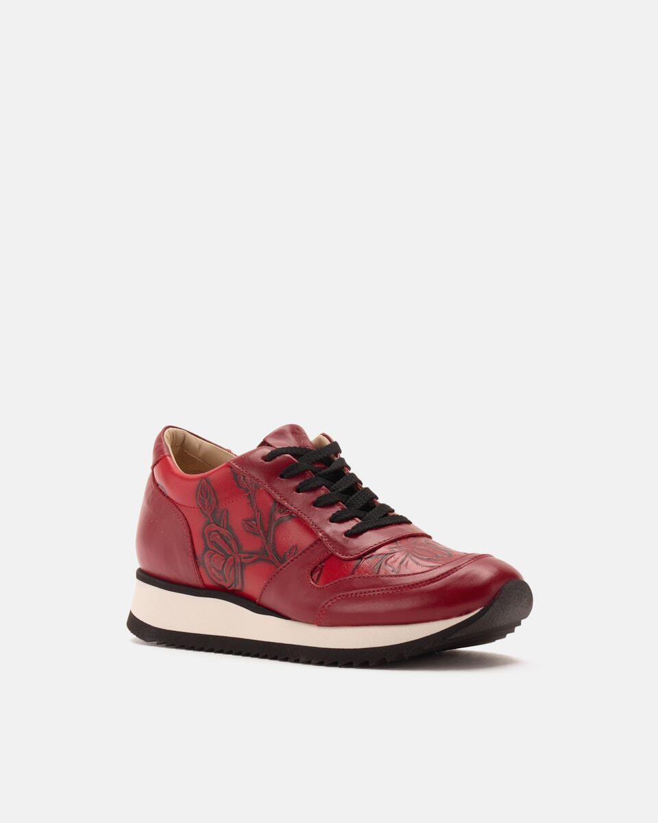 Sneakers Rot  - Damen Schuhe - Schuhe - Cuoieria Fiorentina